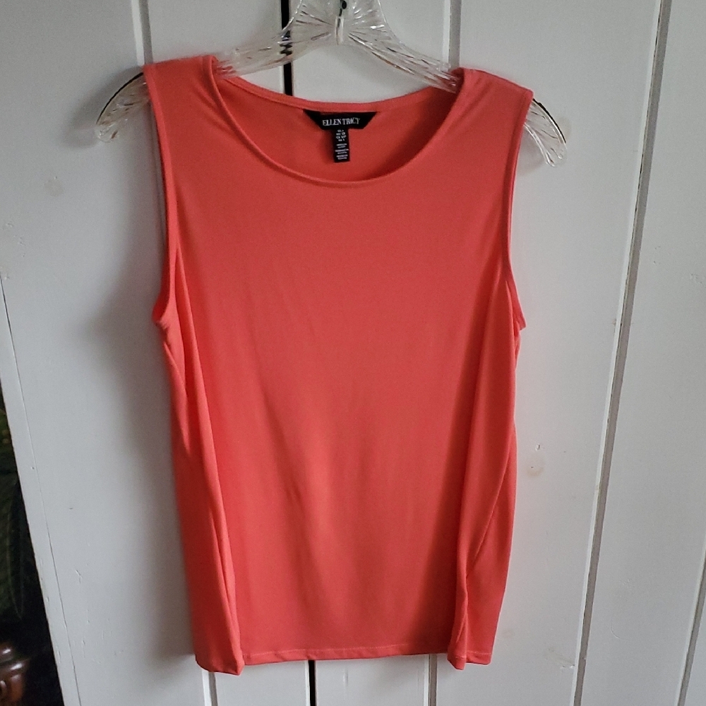 Coral Sleeveless Top by Karen Scott